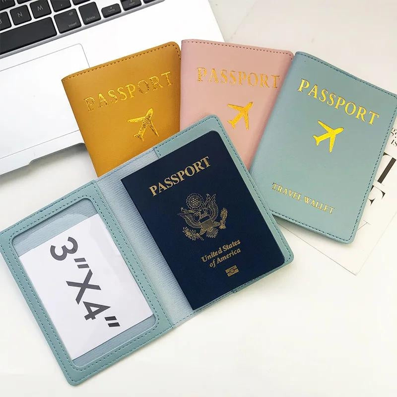 Porte-document en simili pour voyage