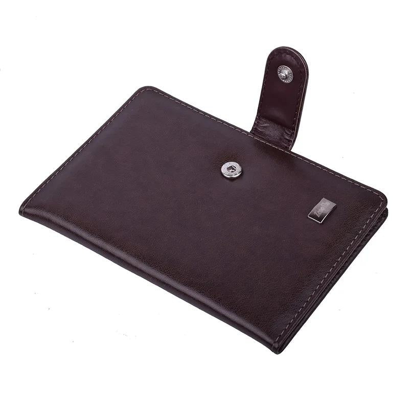 Porte-documents en simili pour homme en voyage