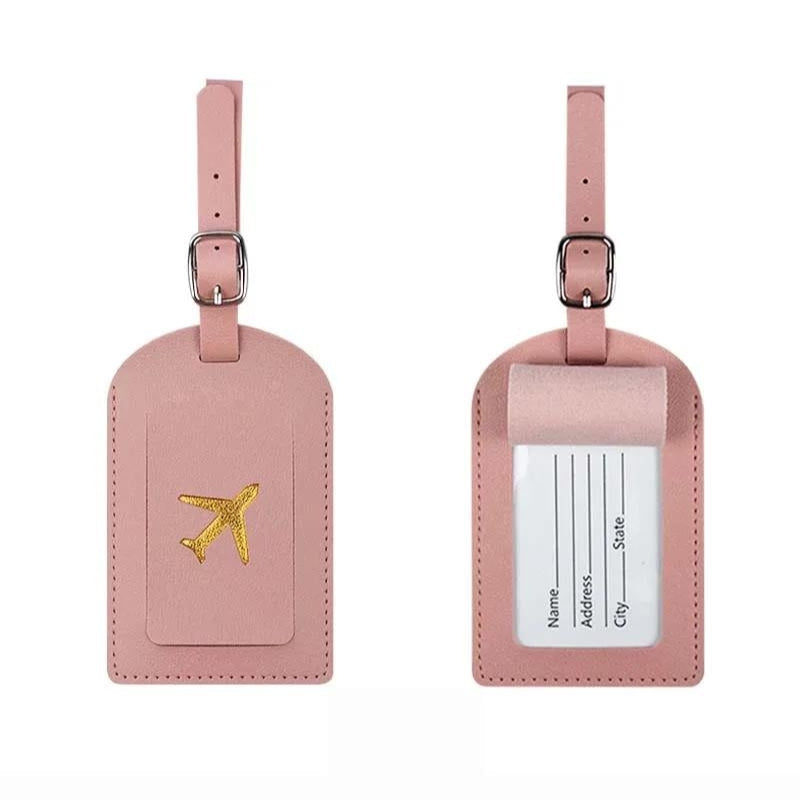 Porte Étiquette Bagage en Simili