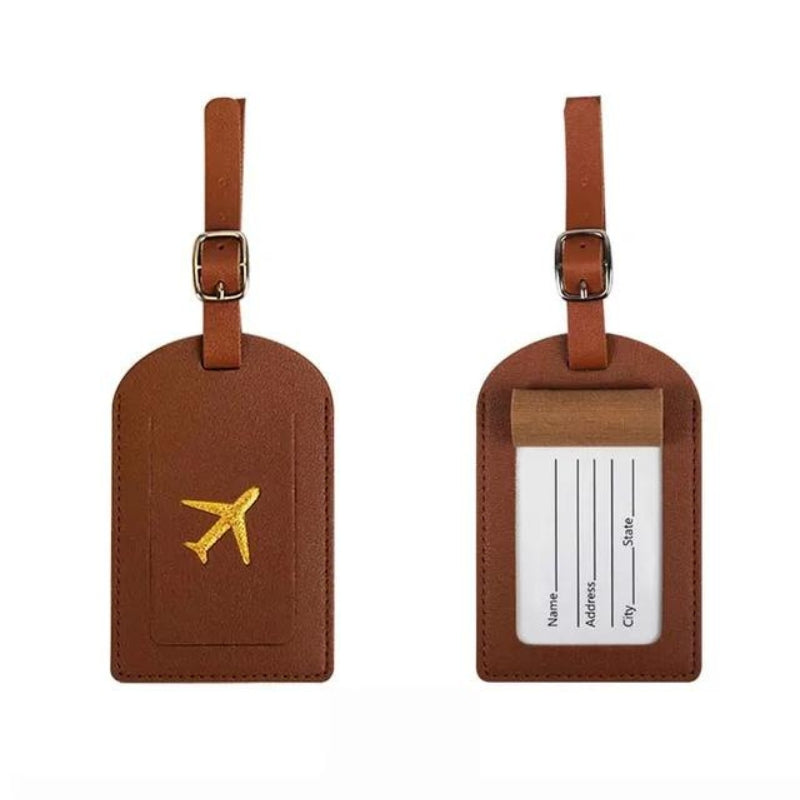 Porte Étiquette Bagage en Simili