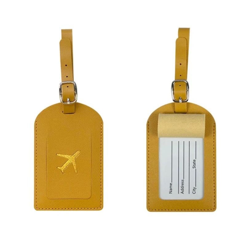 Porte Étiquette Bagage en Simili