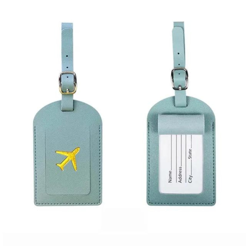 Porte Étiquette Bagage en Simili