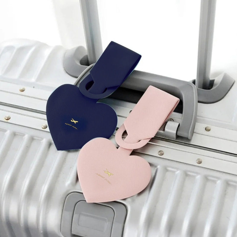 Porte-étiquette en simili pour valise