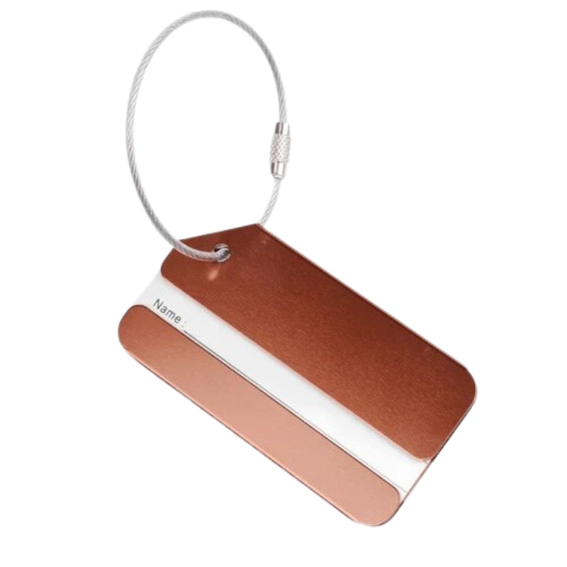 Porte Étiquette Métallique Pour Valise