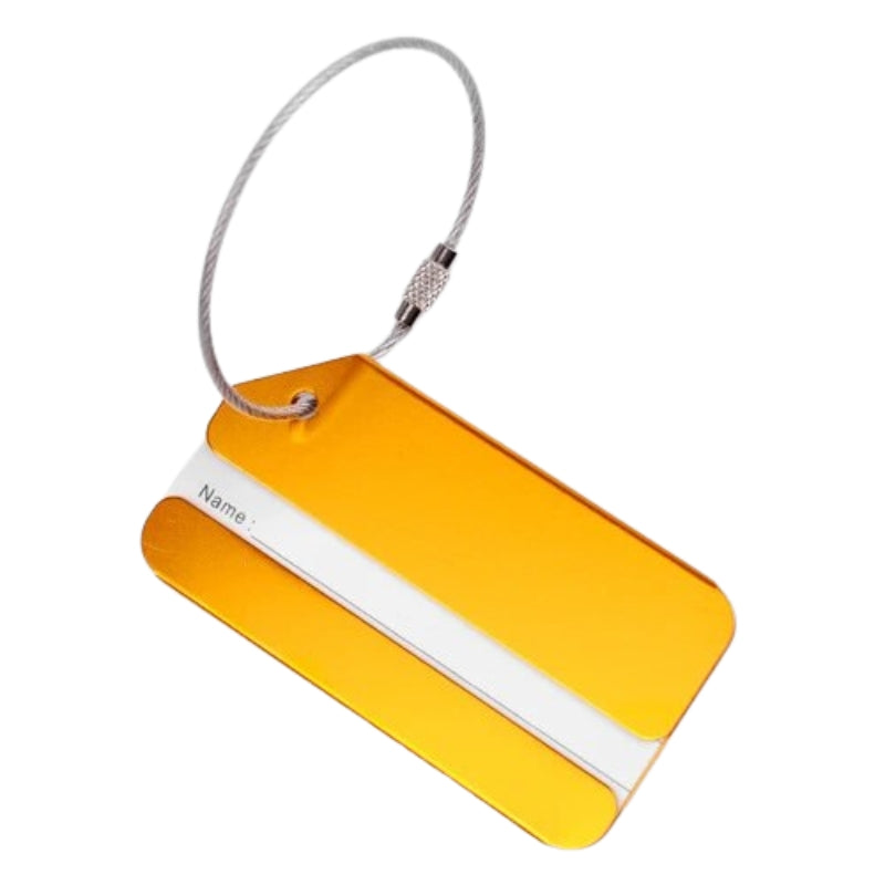 Porte Étiquette Métallique Pour Valise
