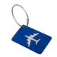 Bleu avec Motif Avion