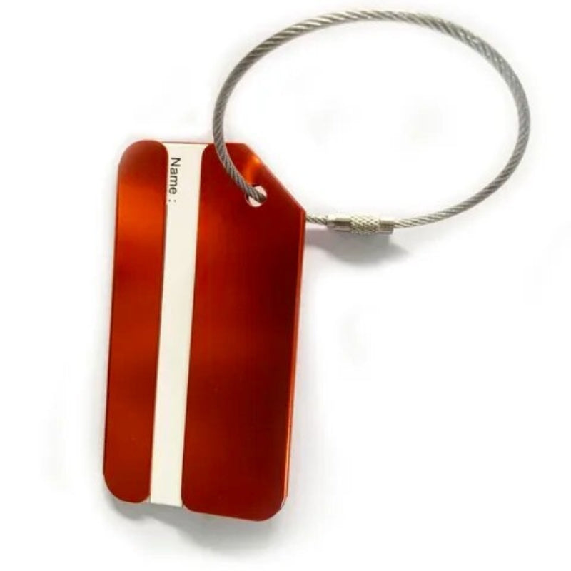 Porte Étiquette Métallique Pour Valise