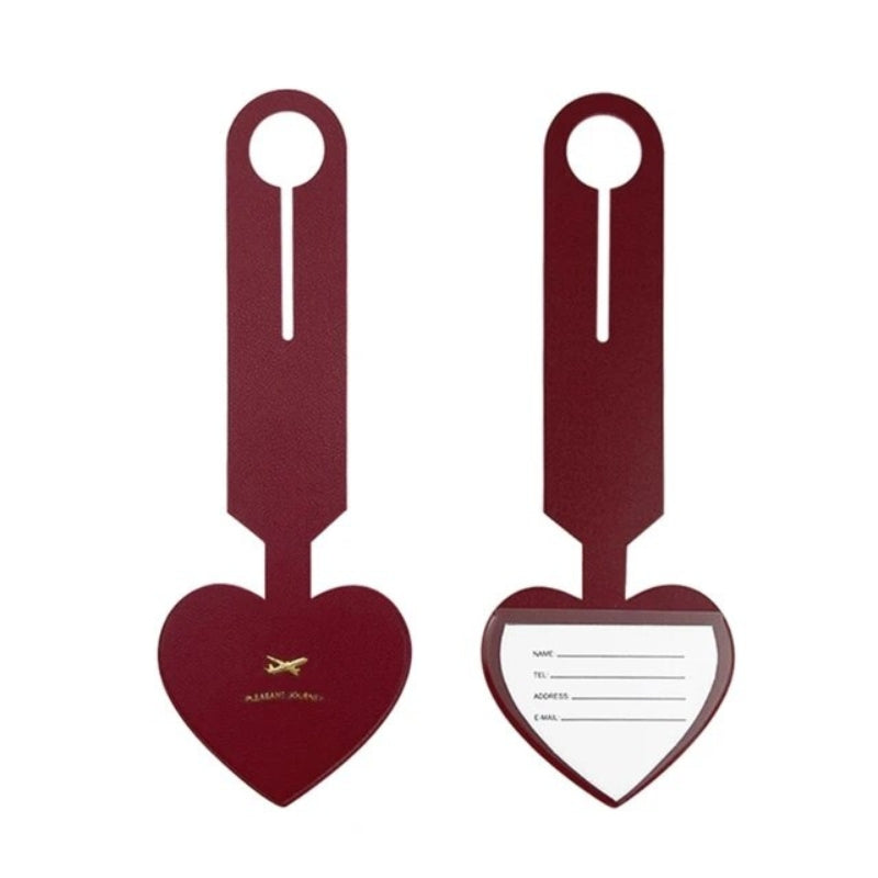 Porte Étiquette Valise en Simili