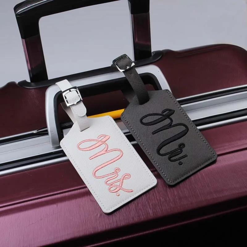 Porte-nom à placer sur une valise