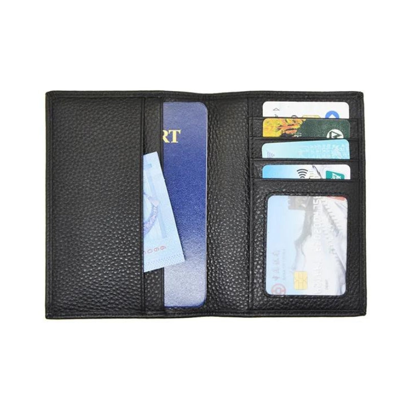 Porte-passeport conçu en cuir