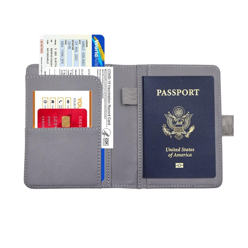 Portefeuille De Voyage Simili Femme