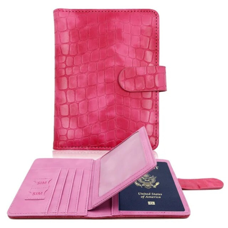 Portefeuille De Voyage Simili Femme