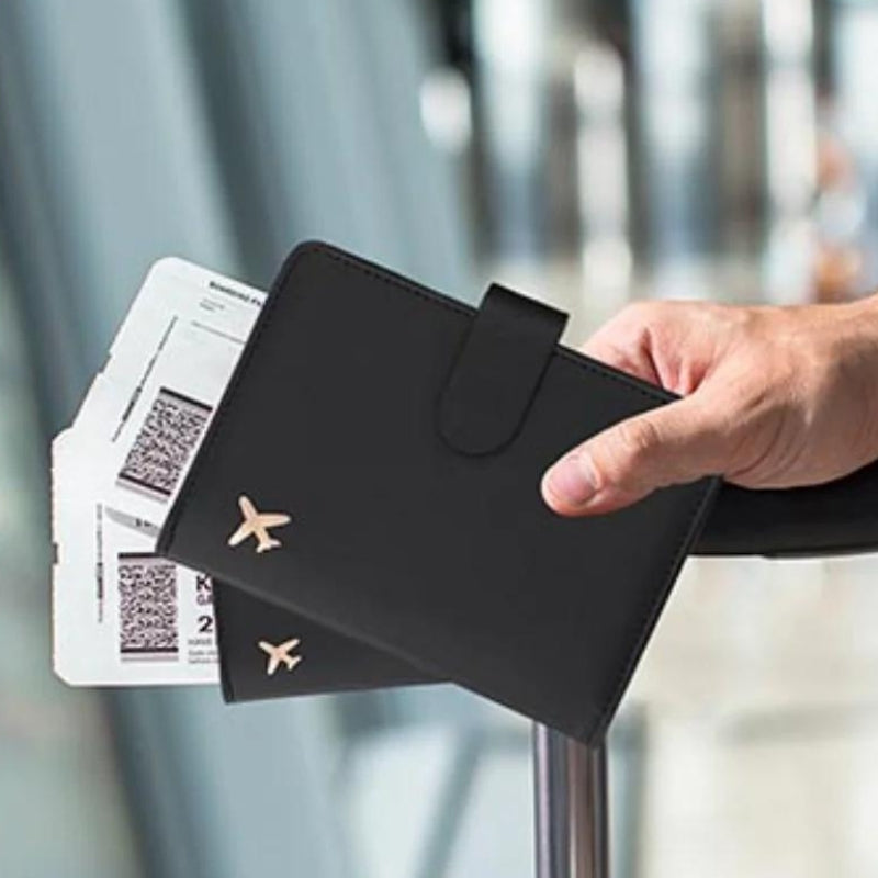 Portefeuille étui pour passeport de voyage
