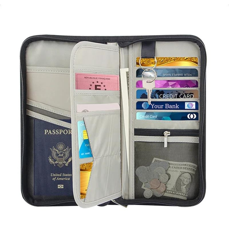 Portefeuille homme sécurisé RDIF pour le voyage