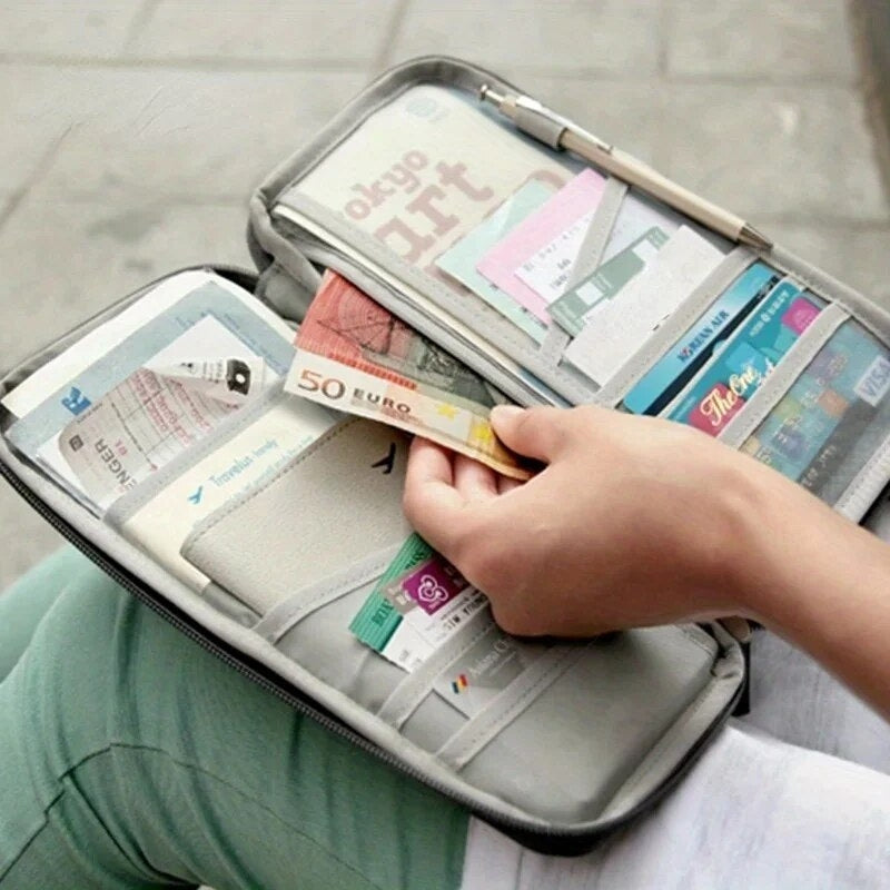 Portefeuille pochette sécurisé pour voyager