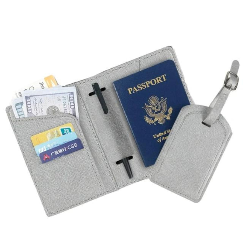 Portefeuille pour Passeport et Voyage en Simili
