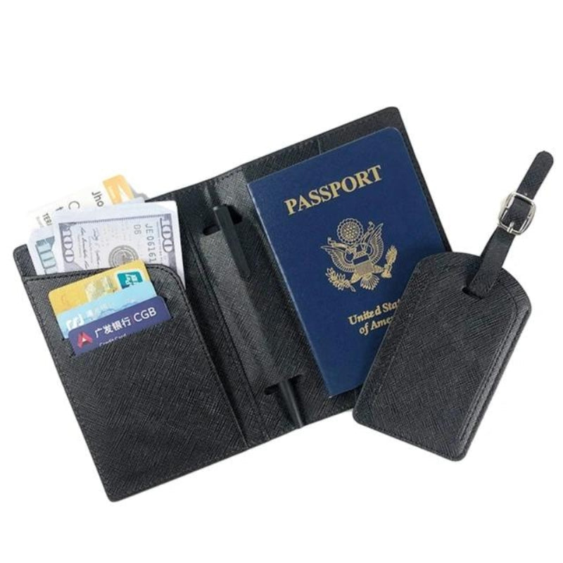 Portefeuille pour Passeport et Voyage en Simili