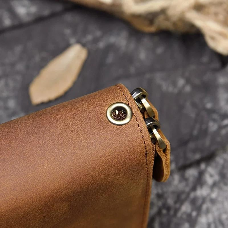 Portefeuille pour voyage en cuir homme