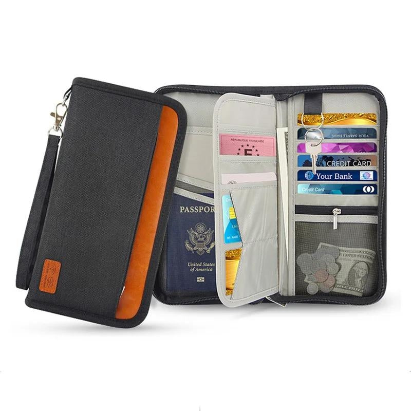 Portefeuille RDIF de voyage masculin