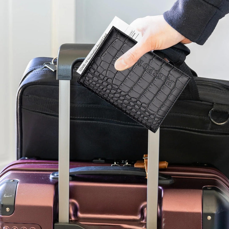 Protection de passeport simili luxe