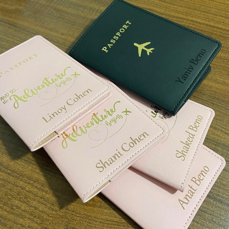 Protection personnalisée pour passeport de voyage
