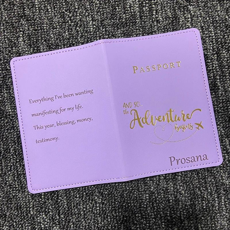 Personalisierte Reisepasshülle