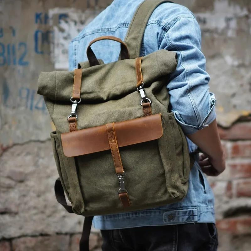 Canvas-Rucksack
