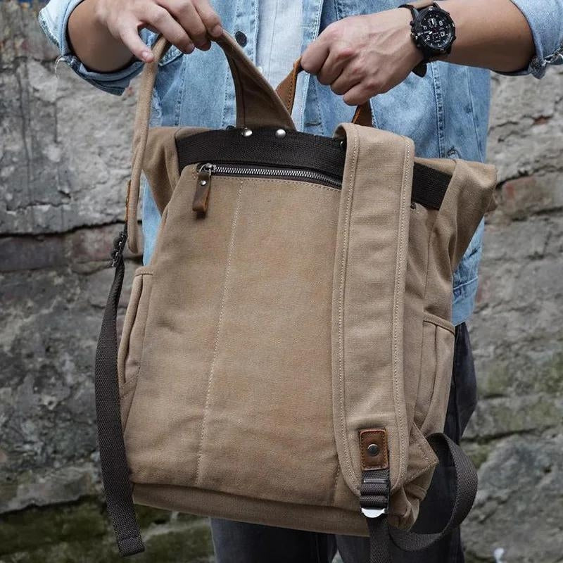 Canvas-Rucksack