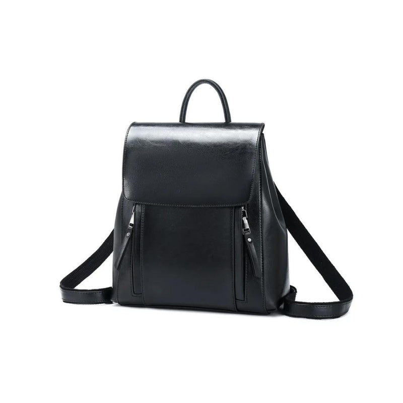 Sac à dos féminin confectionné en cuir