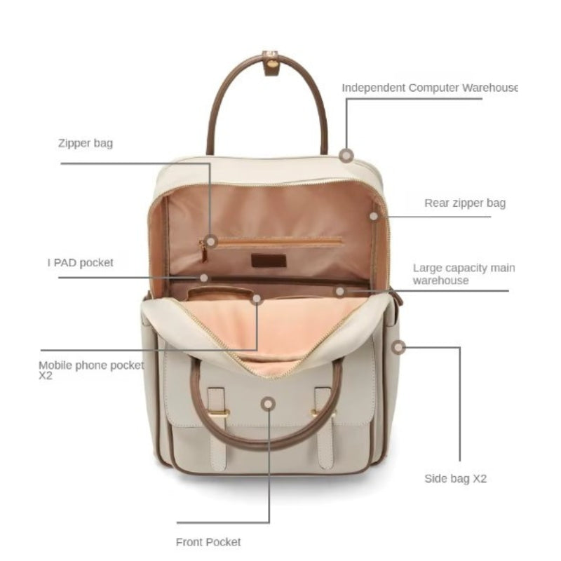 Sac à dos femme chic pour ordinateur