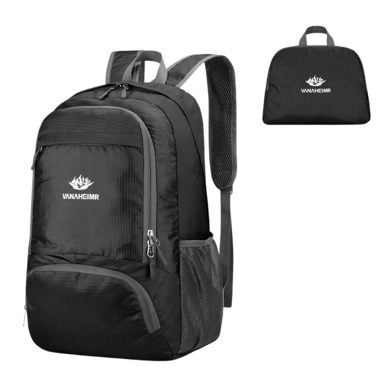 Schwarzer wasserdichter Rucksack