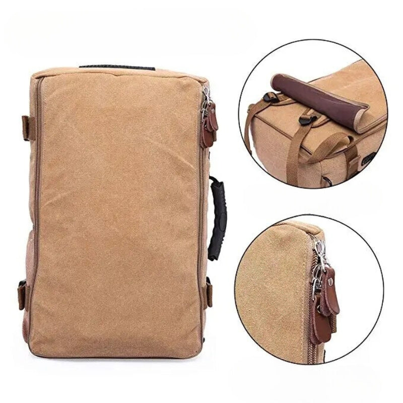 Sac à dos robuste de voyage rétro