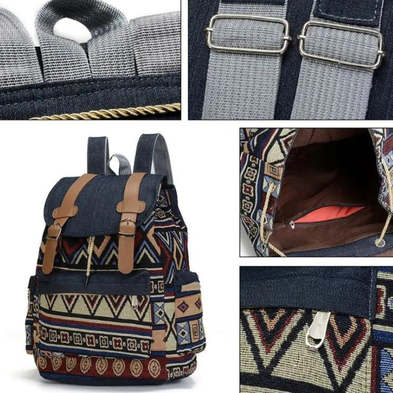 Damen-Reiserucksack aus Canvas