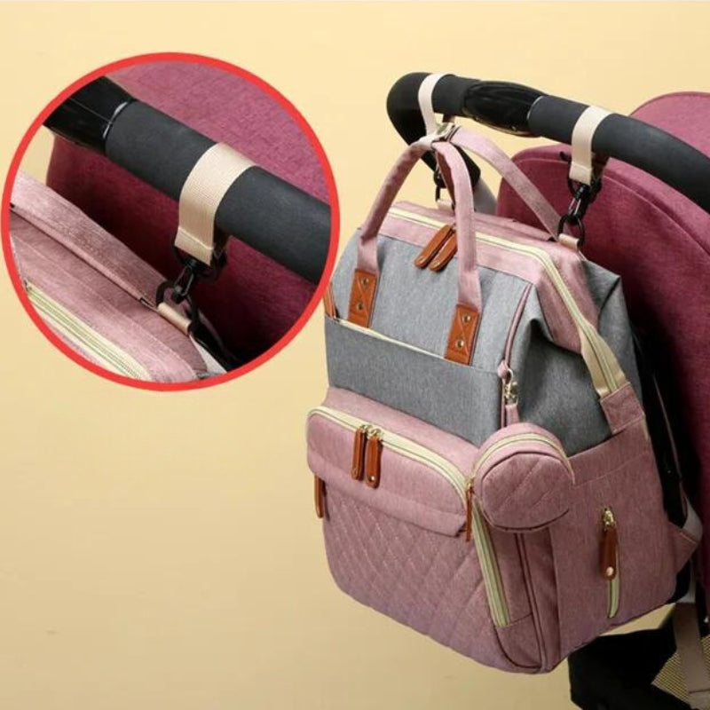 Sac à langer avec lit bébé rabattable