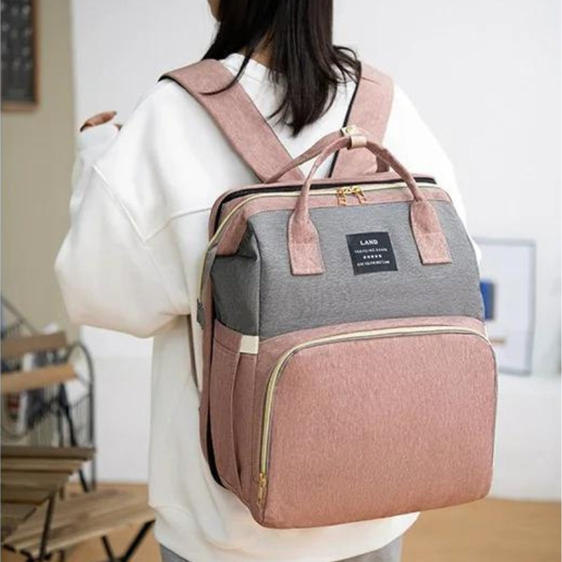 Wickeltasche mit Babybett