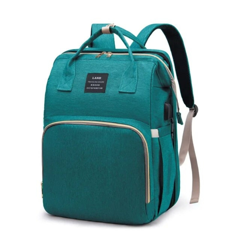 Wickeltasche mit Babybett