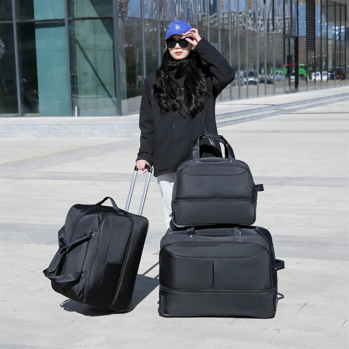 Sac à roulettes unisexe pour voyage