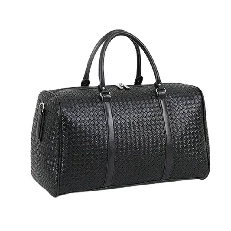 Schwarze PU-Reisetasche