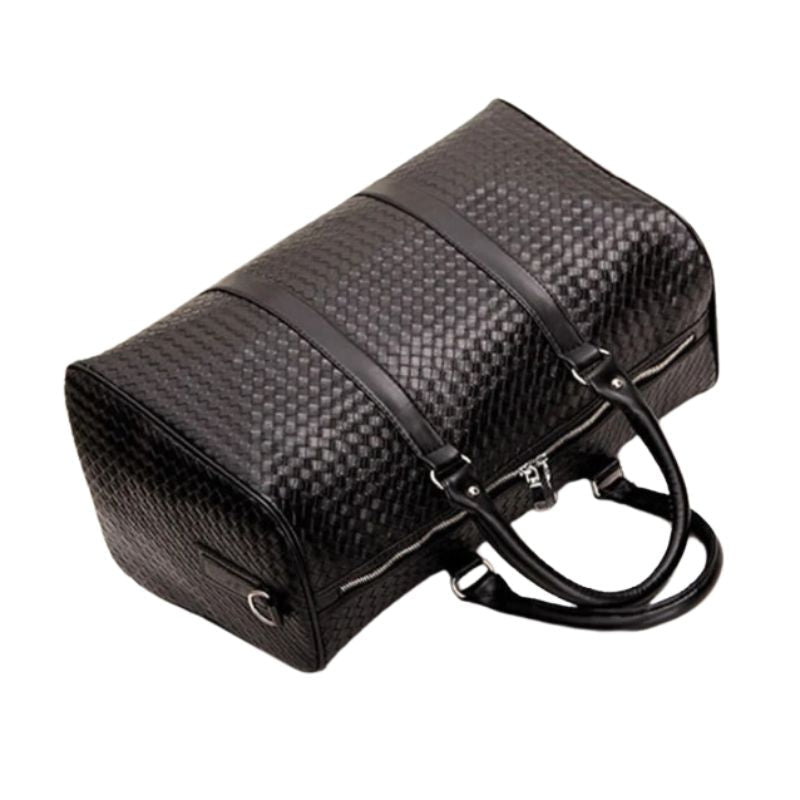 Schwarze PU-Reisetasche