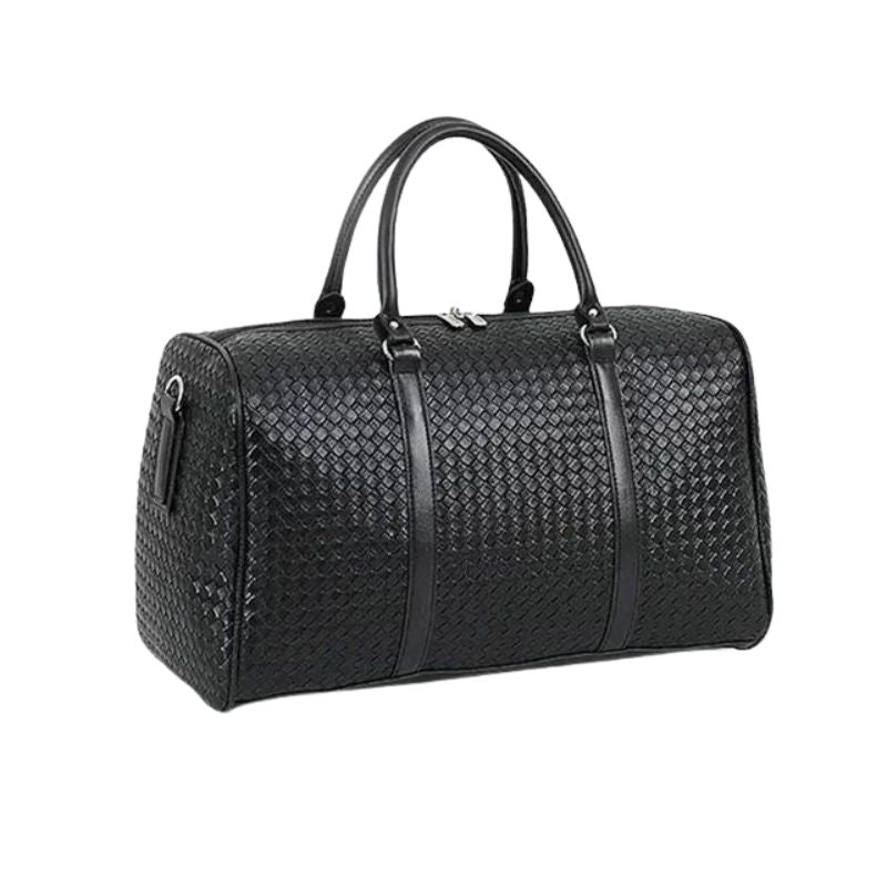 Schwarze PU-Reisetasche