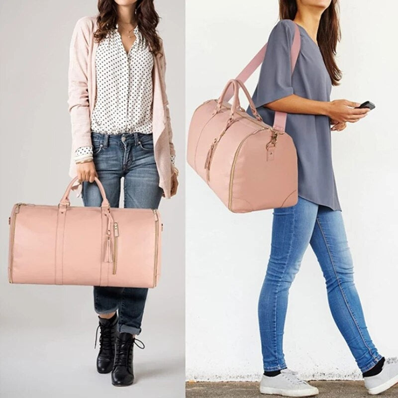 Damen-Reisetasche aus Kunstleder