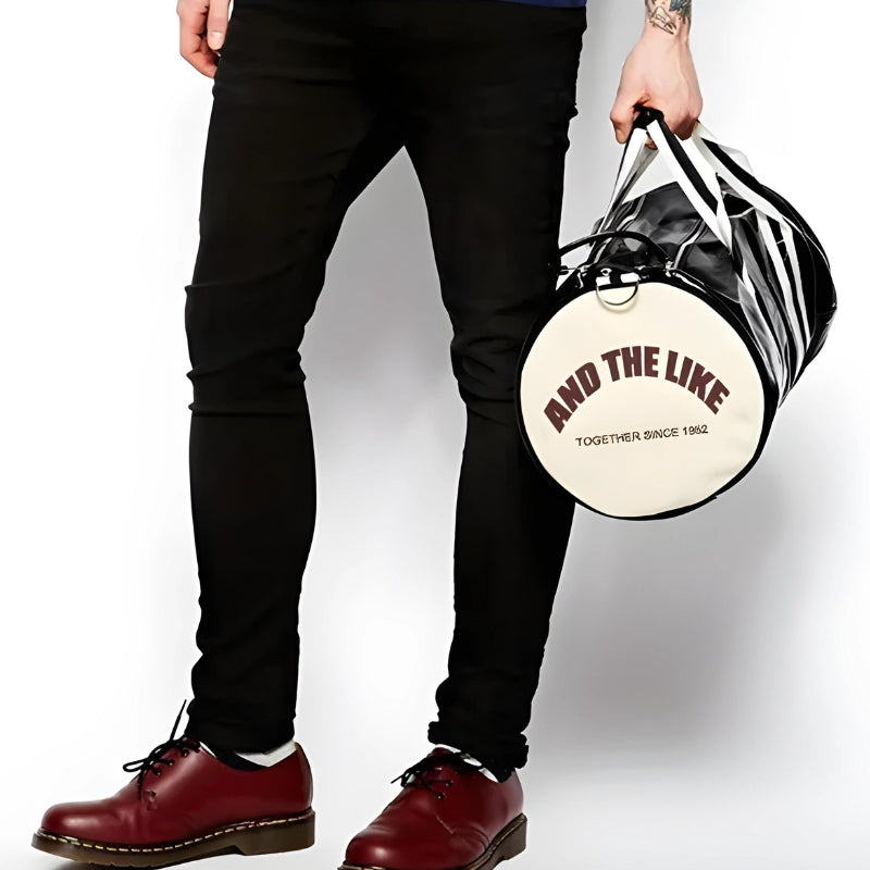 Vintage-PU-Sporttasche für Herren