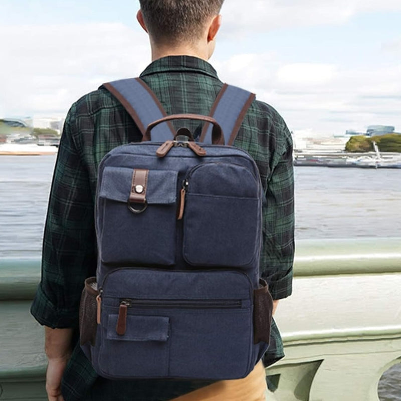 Sac en toile à dos de style vintage