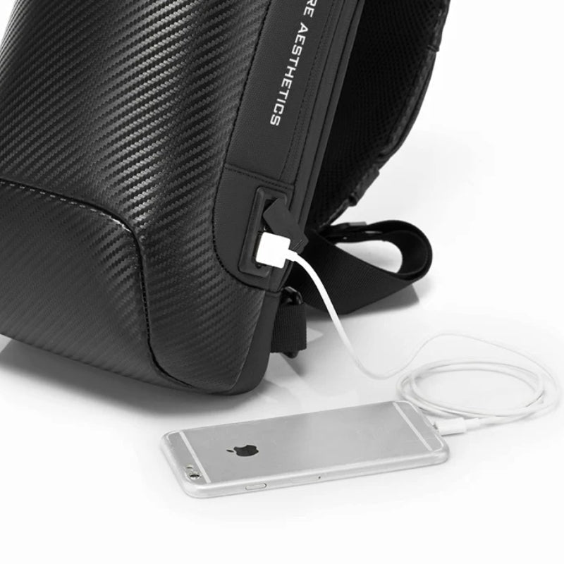 Sac masculin avec sangle bandoulière