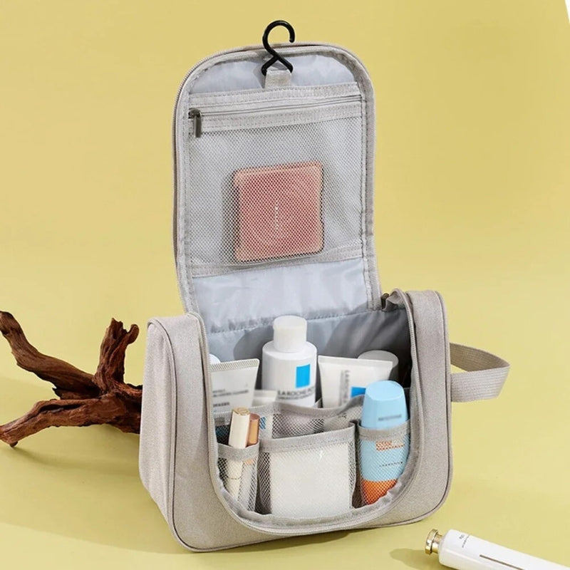 Trousse de Toilette Femme Pliable à Suspendre