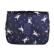 Bleu Marine Motif Licorne