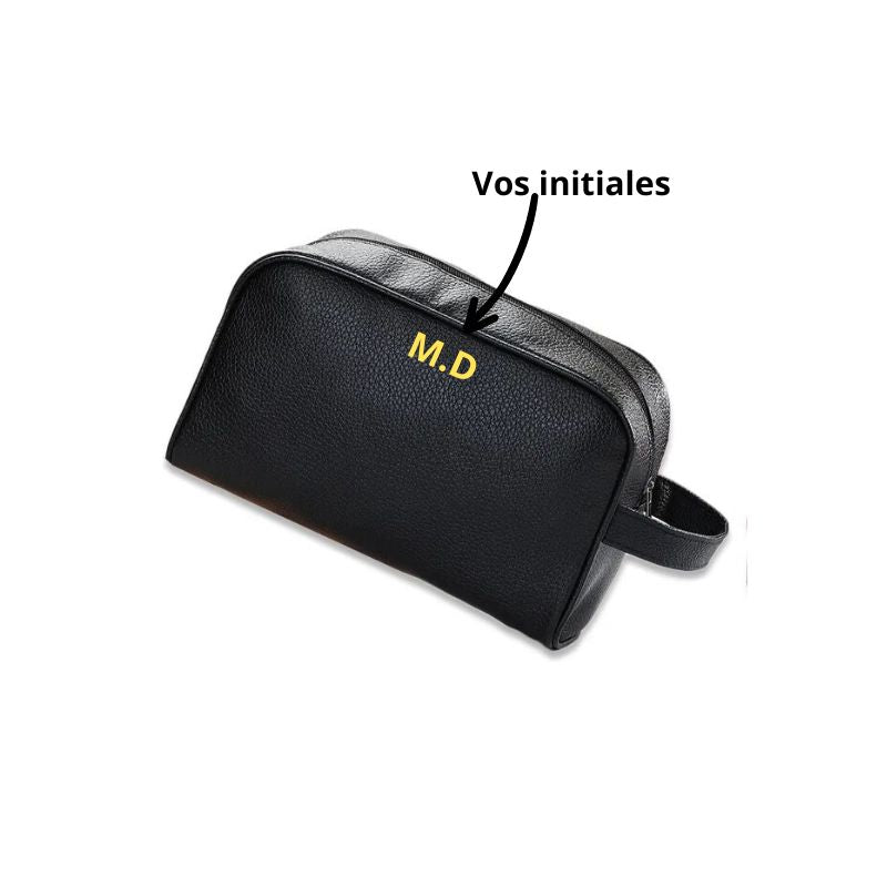 Trousse de toilette personnalisable en simili