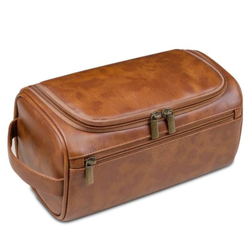 Trousse de Toilette pour Homme en Simili