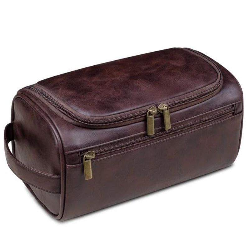 Trousse de Toilette pour Homme en Simili