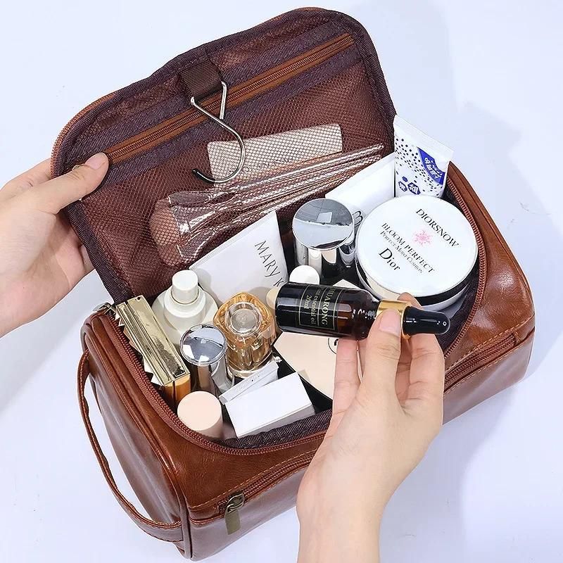 Trousse de Toilette pour Homme en Simili